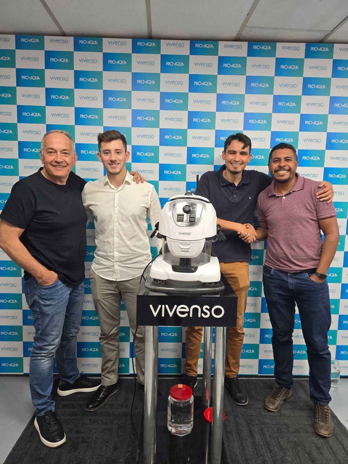 Equipe Reyab e Cliente na Alemanha